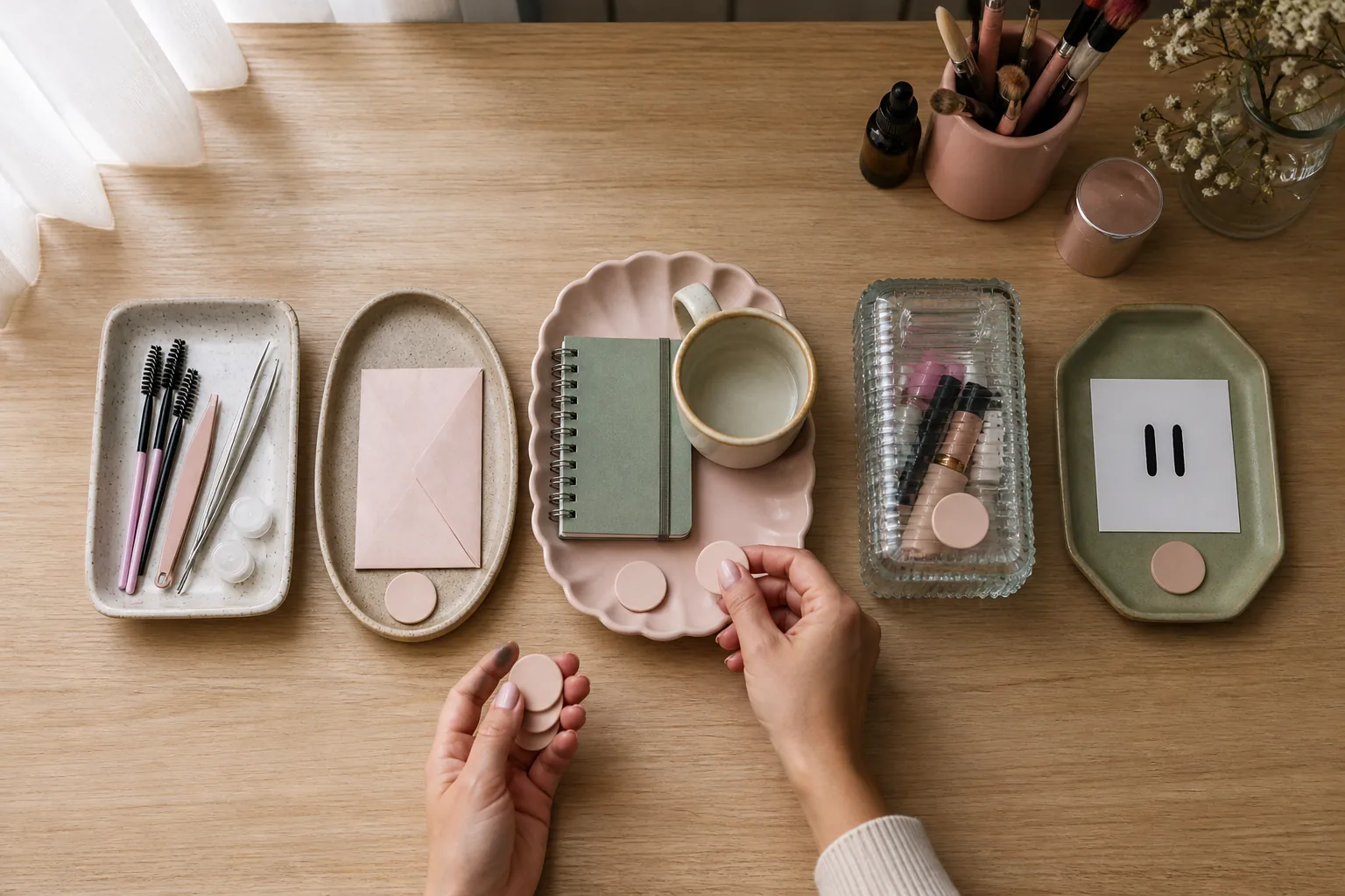 Cinco zonas para organizar cobros, gastos, compensación y reserva de un negocio de belleza